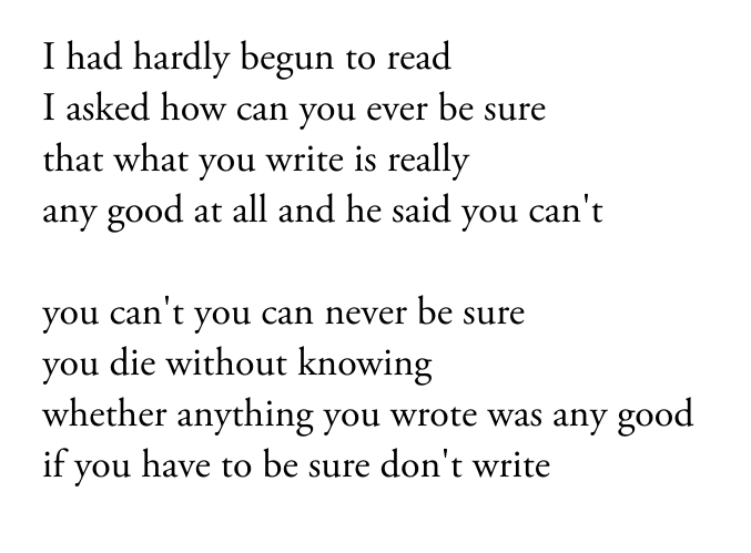 W.S. Merwin, “Berryman”